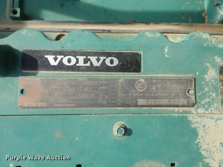 image for item DC3364 2007 Volvo EC240CLQC excavator