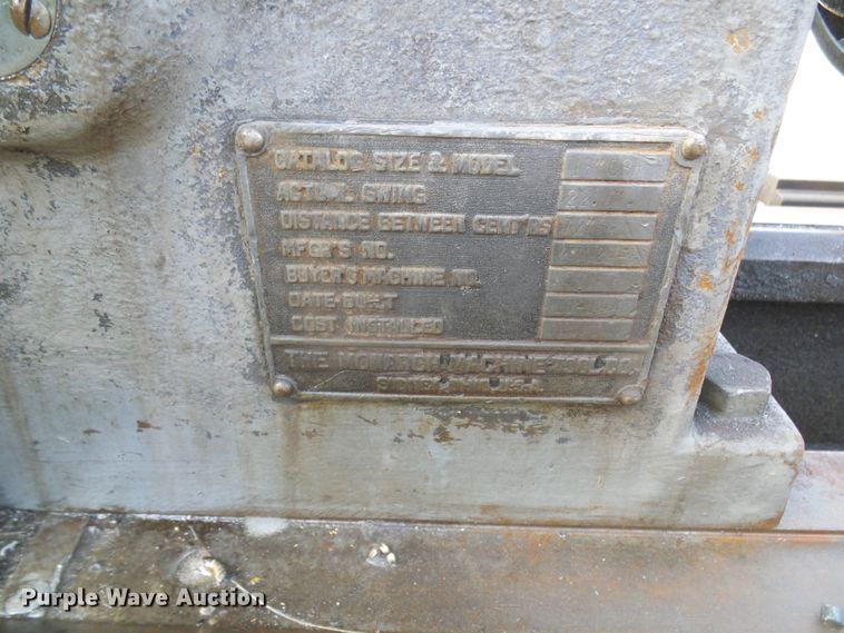 image for item DD1972 Monarch CBB lathe