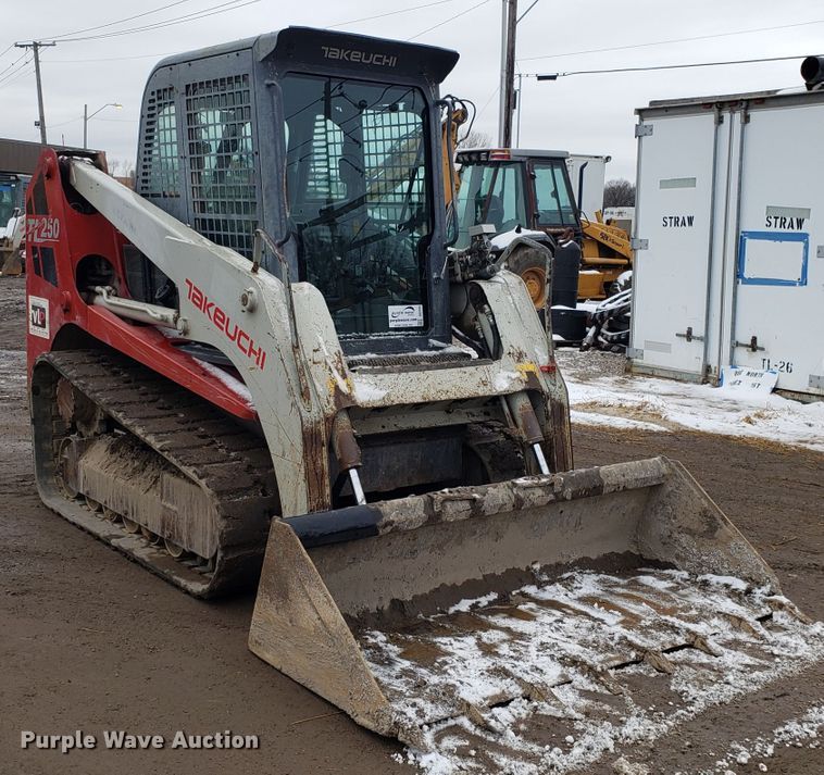 image for item DD2655 2012 Takeuchi TL250 skid steer