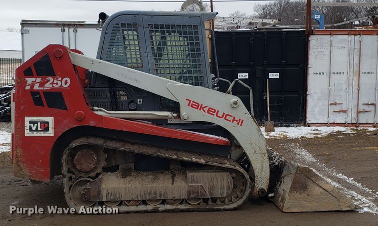 image for item DD2655 2012 Takeuchi TL250 skid steer