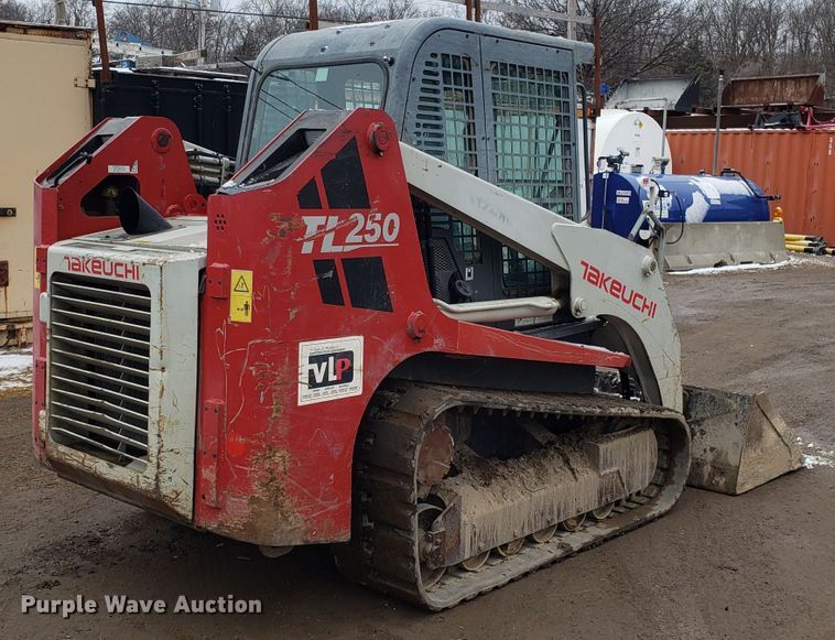 image for item DD2655 2012 Takeuchi TL250 skid steer