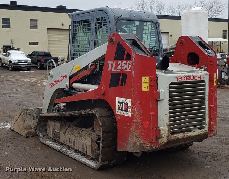 image for item DD2655 2012 Takeuchi TL250 skid steer