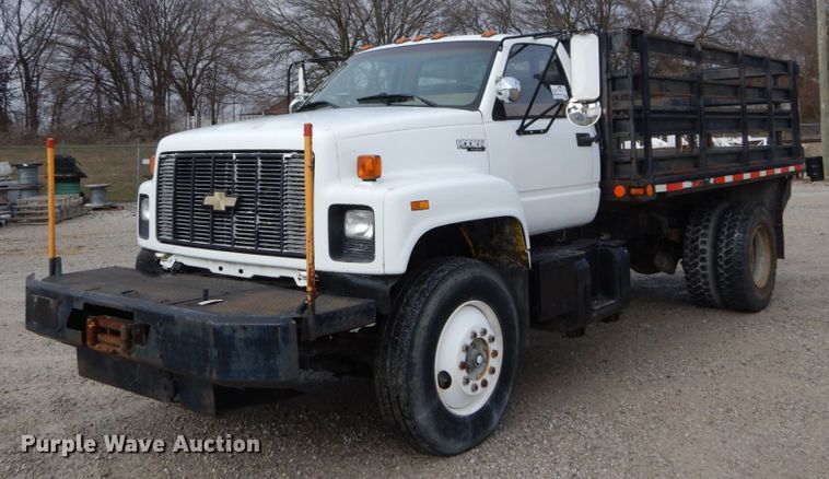 image for item DH5078 1994 Chevrolet Kodiak C6500 flatbed truck