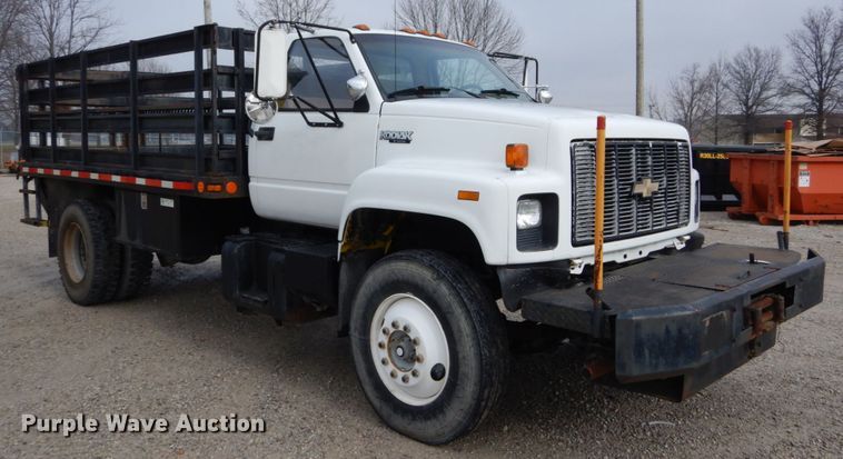 image for item DH5078 1994 Chevrolet Kodiak C6500 flatbed truck