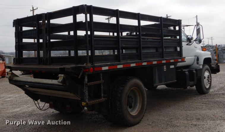 image for item DH5078 1994 Chevrolet Kodiak C6500 flatbed truck