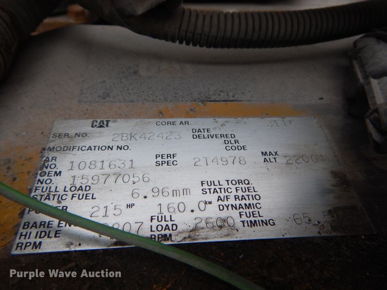 image for item DH5078 1994 Chevrolet Kodiak C6500 flatbed truck