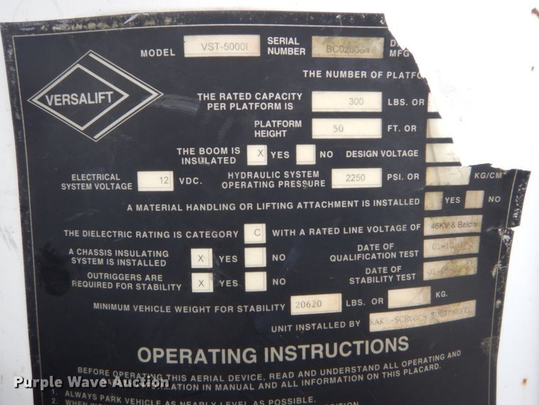 image for item DH5079 2003 Freightliner FL70 bucket truck