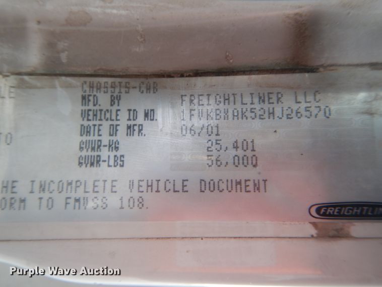 image for item DH6324 2002 Freightliner FL80 bucket truck