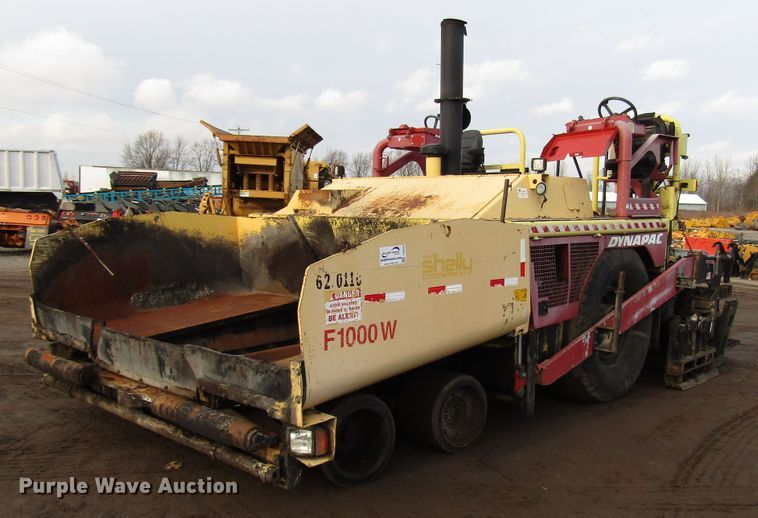 image for item DH8338 2010 Dynapac F1000W paver