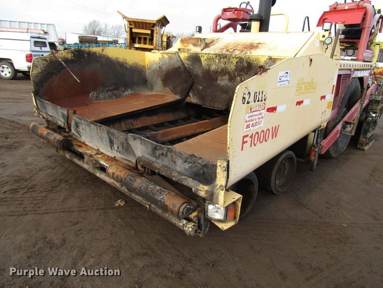 image for item DH8338 2010 Dynapac F1000W paver