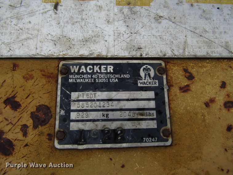 image for item DH8339 Wacker PT6DT water pump