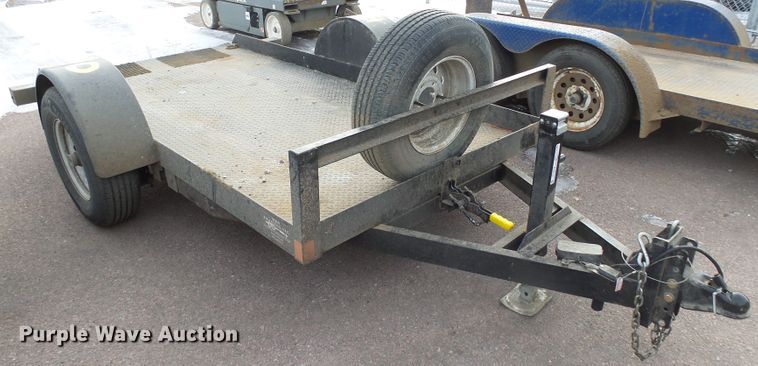 image for item EF9559 2020 M&S 60X10 tilt deck utility trailer