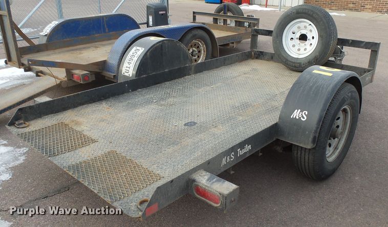 image for item EF9559 2020 M&S 60X10 tilt deck utility trailer