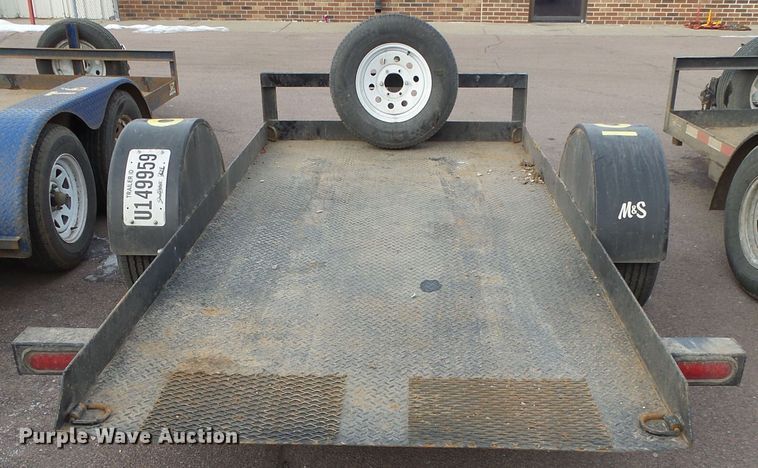 image for item EF9559 2020 M&S 60X10 tilt deck utility trailer