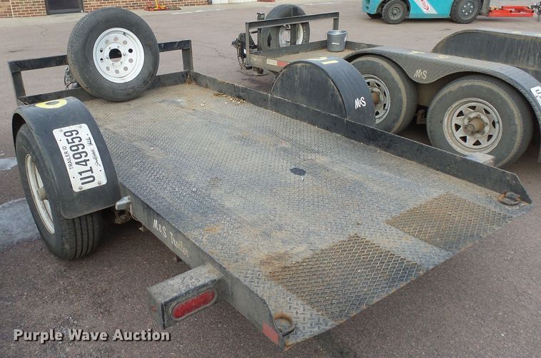 image for item EF9559 2020 M&S 60X10 tilt deck utility trailer