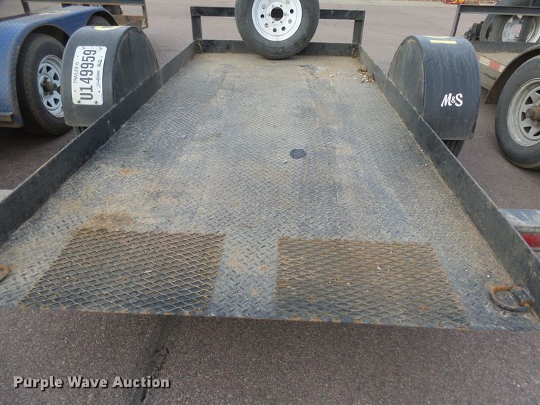 image for item EF9559 2020 M&S 60X10 tilt deck utility trailer