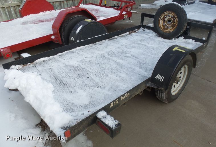 image for item EF9571 2019 M&S 10X60UT tilt deck utility trailer