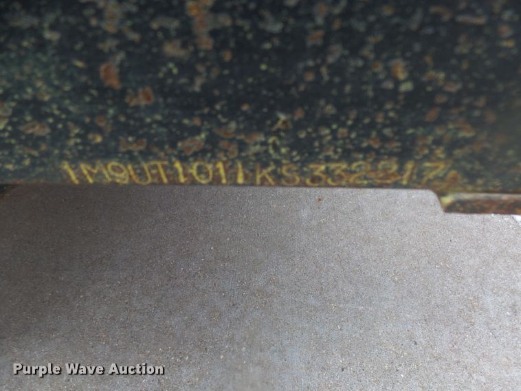 image for item EF9571 2019 M&S 10X60UT tilt deck utility trailer