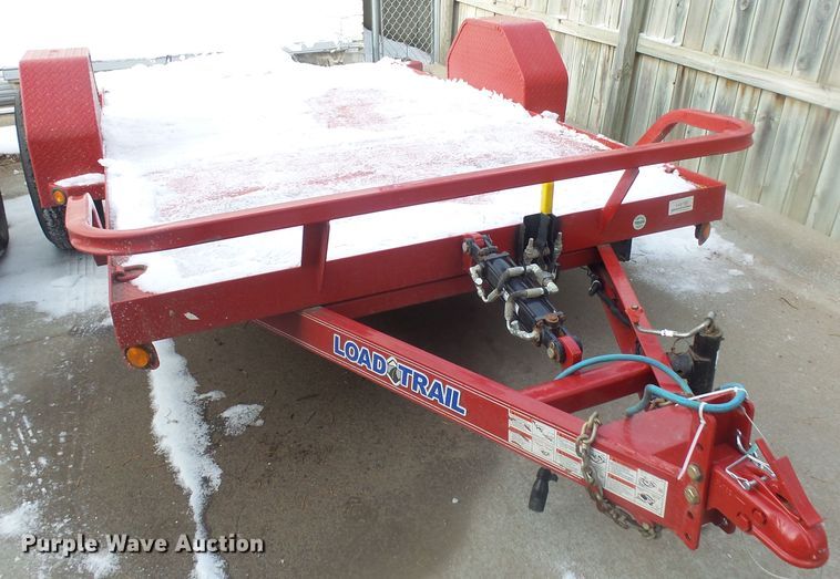 image for item EF9572 2018 Load Trail 6X12 tilt deck utility trailer