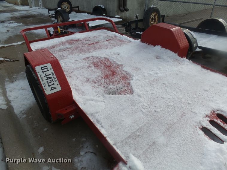 image for item EF9572 2018 Load Trail 6X12 tilt deck utility trailer