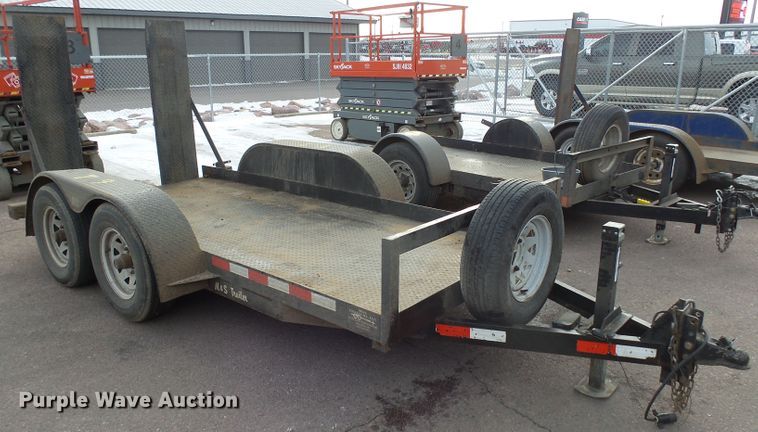 image for item EF9578 2019 M&S 5X12 utility trailer