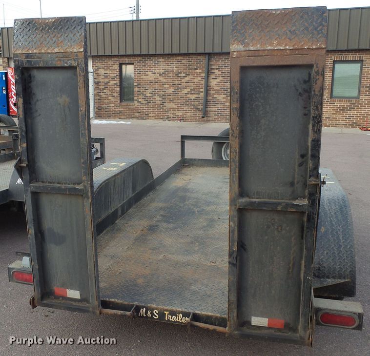 image for item EF9578 2019 M&S 5X12 utility trailer