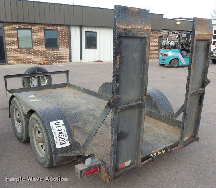 image for item EF9578 2019 M&S 5X12 utility trailer