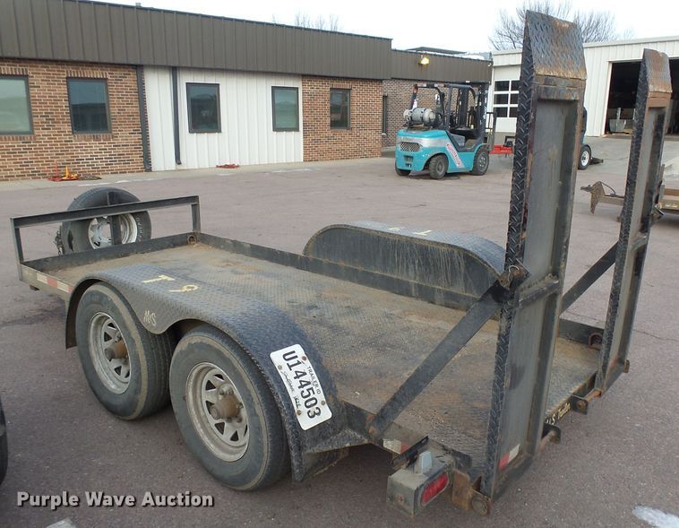 image for item EF9578 2019 M&S 5X12 utility trailer