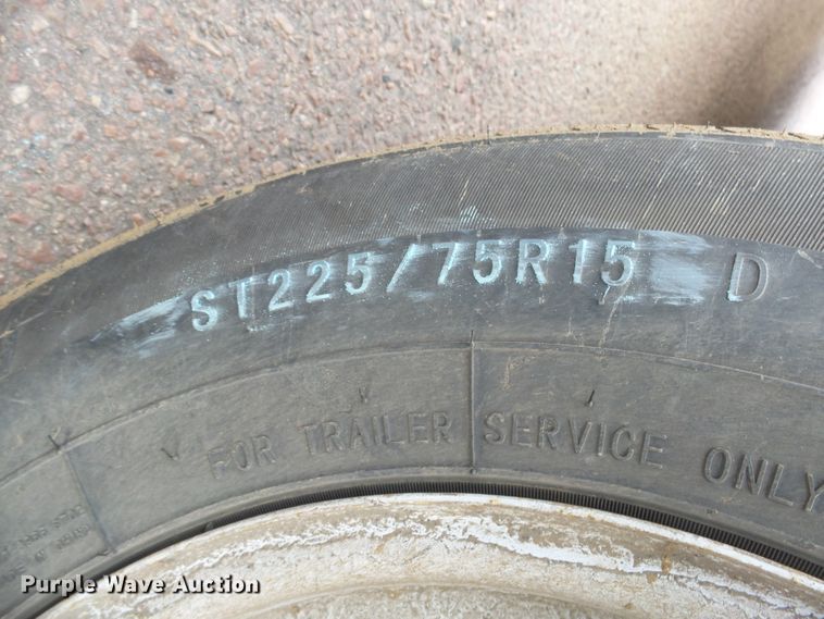 image for item EF9578 2019 M&S 5X12 utility trailer