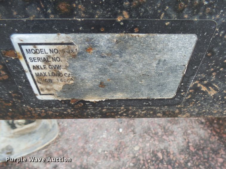 image for item EF9578 2019 M&S 5X12 utility trailer