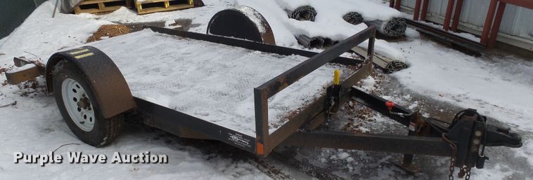 image for item EF9599 2018 M&S 5X10 tilt deck utility trailer