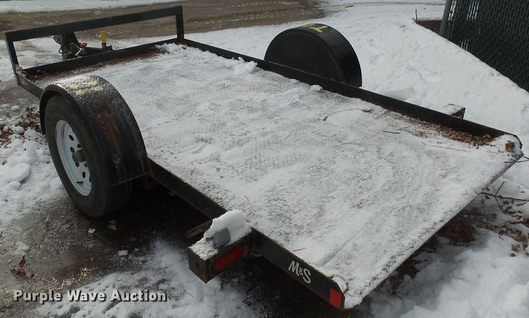 image for item EF9599 2018 M&S 5X10 tilt deck utility trailer