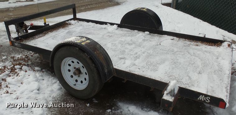 image for item EF9599 2018 M&S 5X10 tilt deck utility trailer