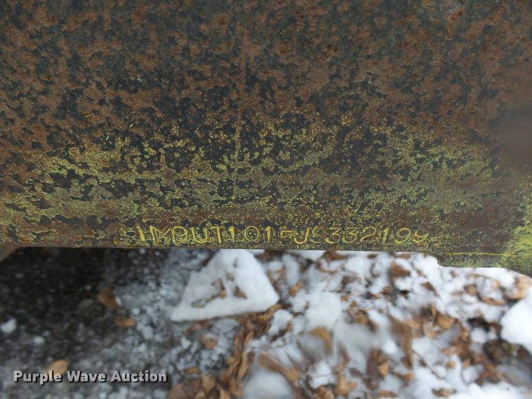 image for item EF9599 2018 M&S 5X10 tilt deck utility trailer