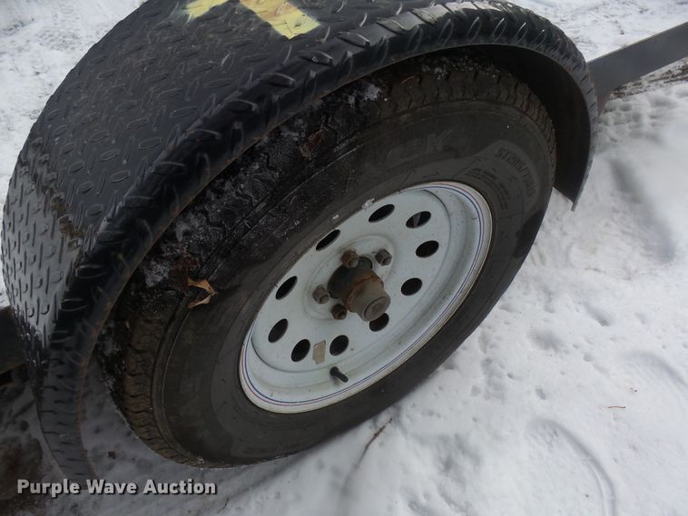 image for item EF9599 2018 M&S 5X10 tilt deck utility trailer