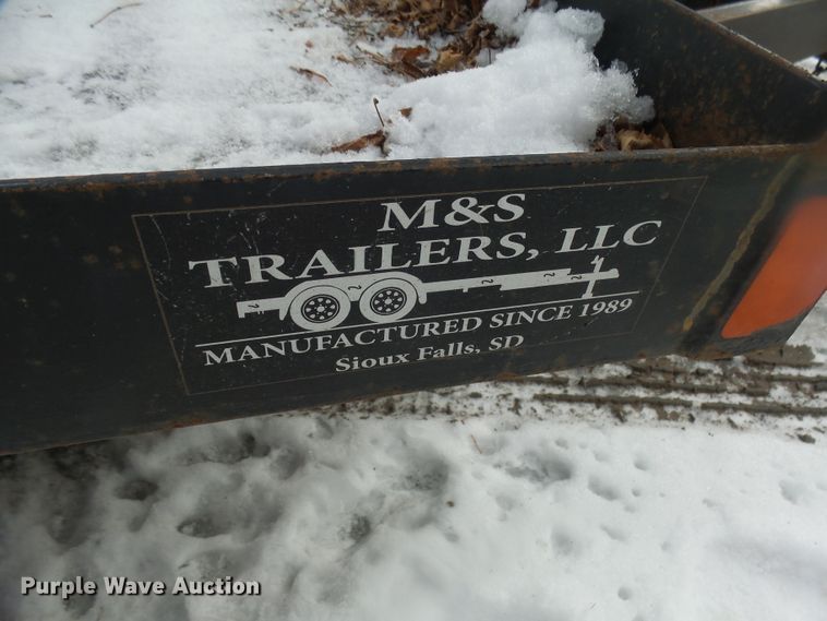 image for item EF9599 2018 M&S 5X10 tilt deck utility trailer