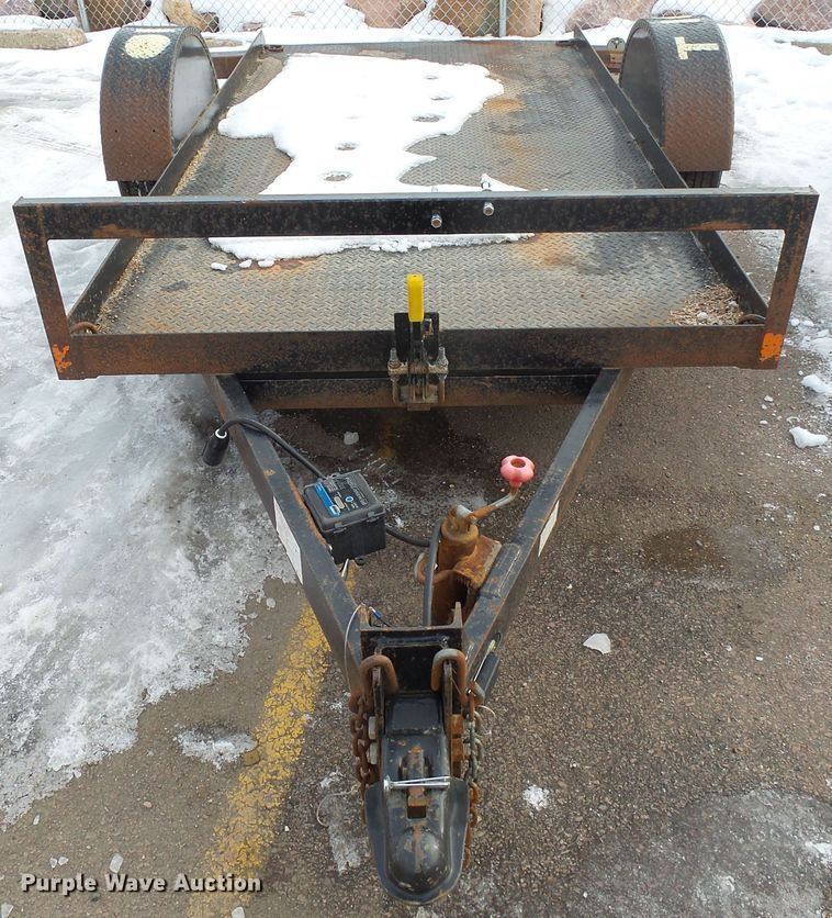 image for item EF9600 2018 M&S 5X10 tilt deck utility trailer