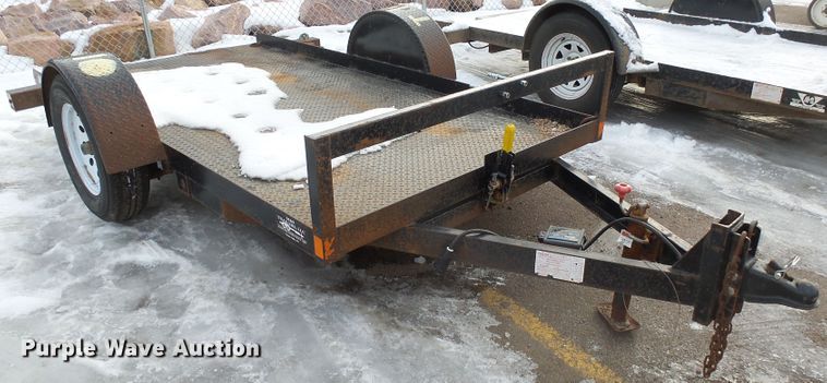 image for item EF9600 2018 M&S 5X10 tilt deck utility trailer