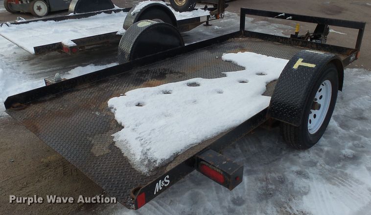 image for item EF9600 2018 M&S 5X10 tilt deck utility trailer