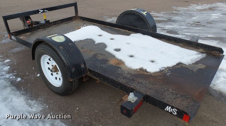 image for item EF9600 2018 M&S 5X10 tilt deck utility trailer