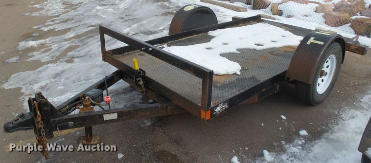 image for item EF9600 2018 M&S 5X10 tilt deck utility trailer
