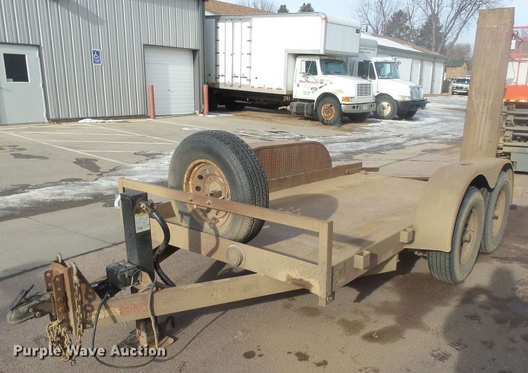 image for item EF9607 2010 M&S 6X12 utility trailer