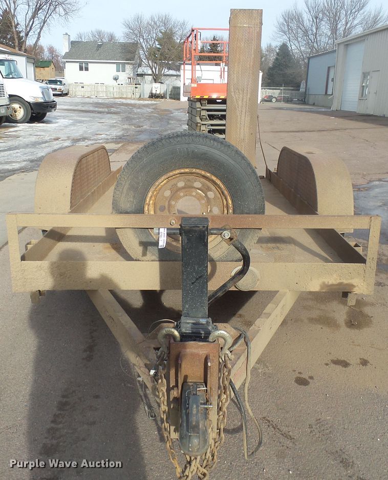 image for item EF9607 2010 M&S 6X12 utility trailer