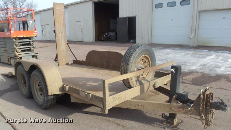 image for item EF9607 2010 M&S 6X12 utility trailer