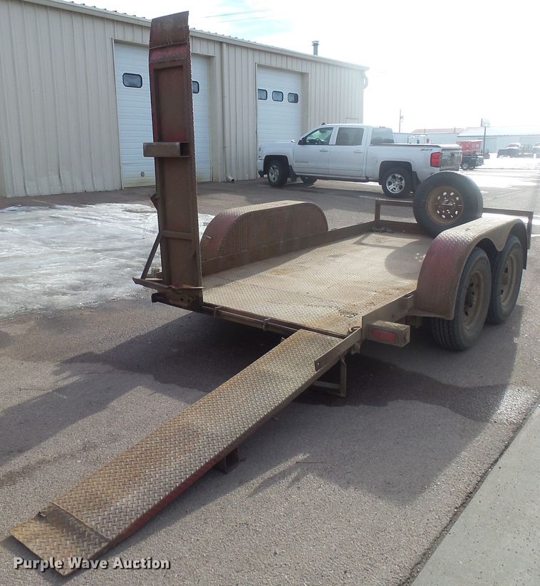 image for item EF9607 2010 M&S 6X12 utility trailer