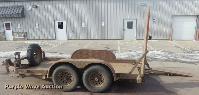 image for item EF9607 2010 M&S 6X12 utility trailer