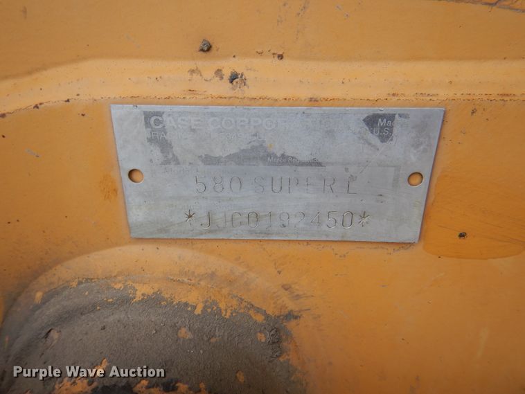 image for item EK9144 1995 Case 580 Super L backhoe