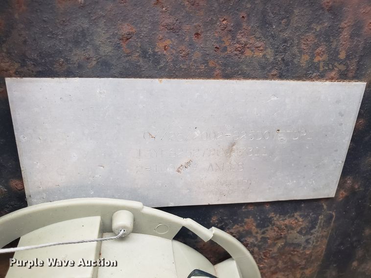 image for item EL9765 2002 Starlite equipment trailer