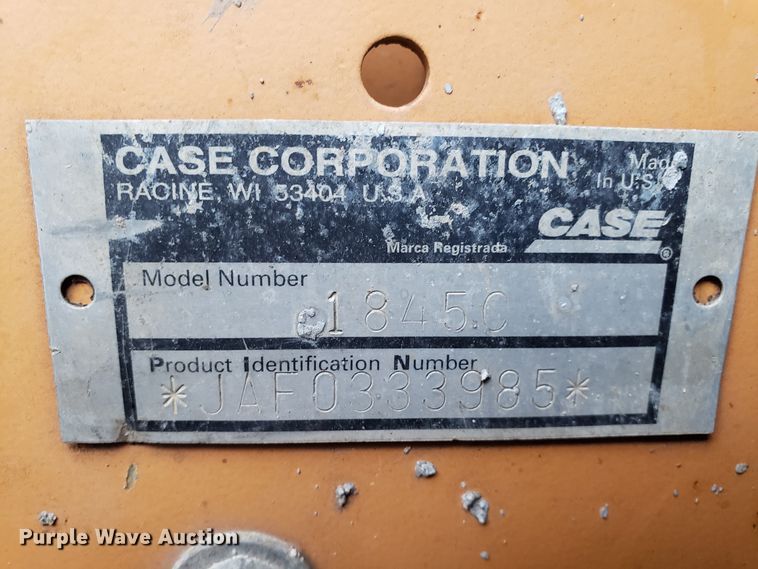 image for item EL9783 2001 Case 1845C skid steer