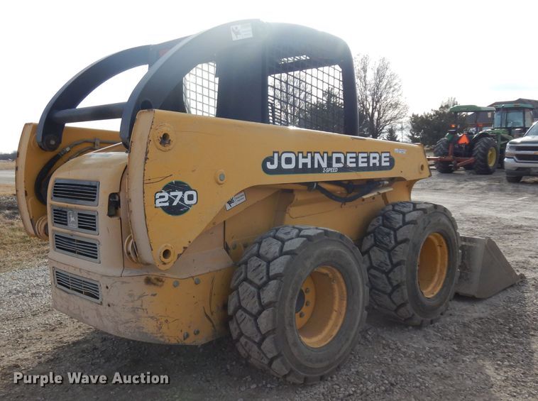 image for item ER9837 2000 John Deere 270 skid steer